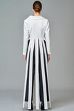 Panelled Crop Jacket with Classic Pant