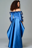 Organza Ruffled Top with Classic Pant
