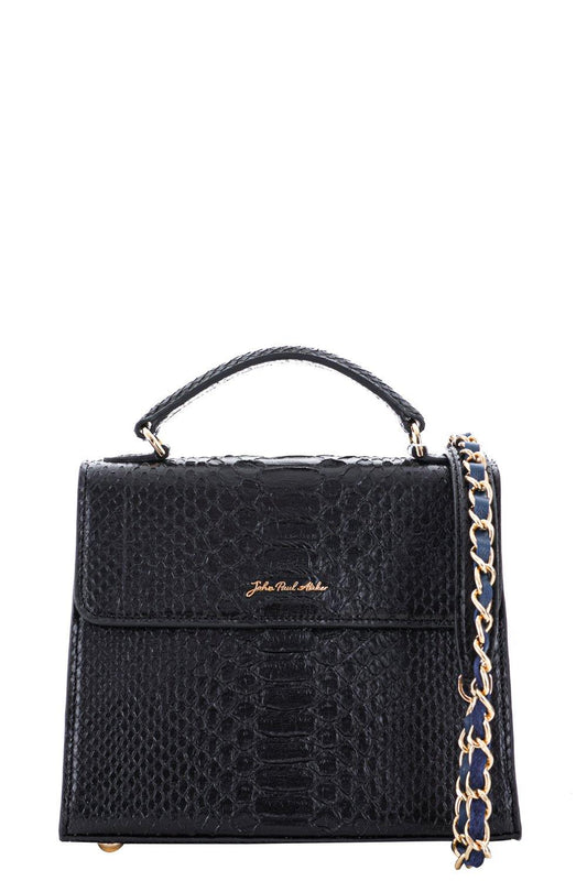 Chain Strap Box Shoulder Bag - John Paul Ataker