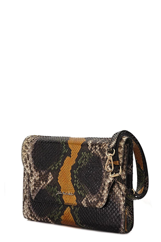 Multicolor Box Clutch - John Paul Ataker