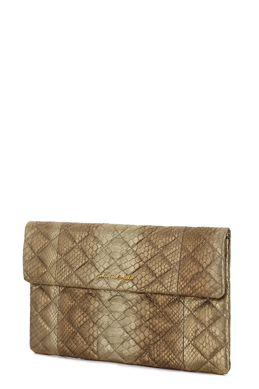 Quilted Envelope Clutch - John Paul Ataker