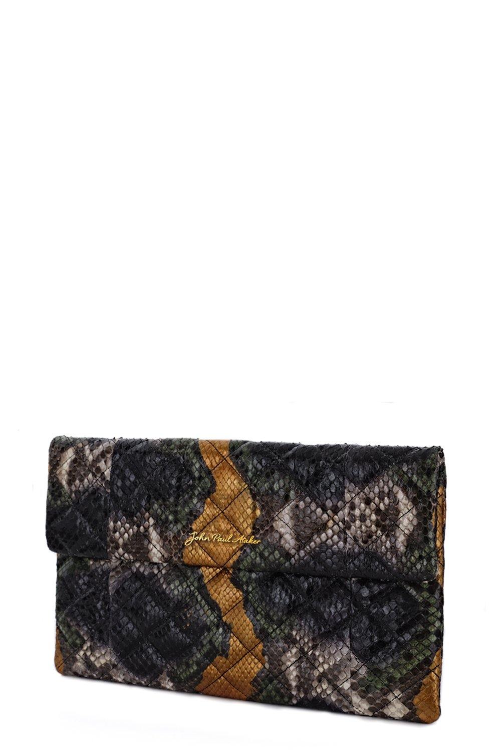 Quilted Envelope Clutch - John Paul Ataker